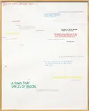 Keith Tyson, Imagine That from Studio Wall Drawing, 2001, Mixed media on paper