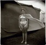 Diane Arbus, Girl in her circus costume, Md.