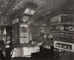 Abelardo Morell, Camera Obscura Image of Times Square in Hotel Room, 1997, Gelatin silver print
