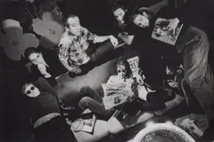 Dennis Hopper, Andy Warhol and Members of the Factory, 1964, Gelatin silver print, printed later