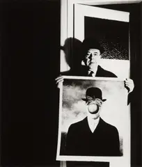 René Magritte by Bill Brandt, 1966, Gelatin silver print, printed later, sold Oct 2022