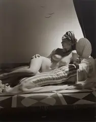 Odalisque I by Horst P. Horst, 1943, Gelatin silver print, printed 1980s, sold Oct 2022