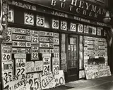 Berenice Abbott, Jacob Heyman Butchery, 345 Sixth Avenue, 1938, Gelatin silver print