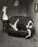 Satiric Dancer, Paris by André Kertész, 1926, Gelatin silver print, printed later, offered Oct 2022
