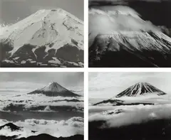 Kōyō Okada, Mount Fuji, circa 1950, Four gelatin silver prints, printed circa 1955