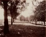 Eugène Atget, Poterne des Peupliers, Blvd. Kellerman, un Paysage des Fortifications, circa 1910, Albumen print