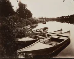Bords de Marne by Eugène Atget, 1903, Printing-out-paper print, sold Oct 2022