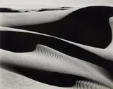 Dunes, Oceano, California by Edward Weston, 1936, Gelatin silver print, probably printed in the 1940s, sold Oct 2022