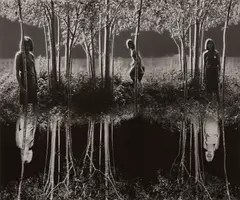 Small Woods Where I Met Myself (Final Version) by Jerry Uelsmann, 1967, Gelatin silver print, sold Oct 2022