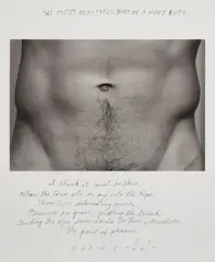The Most Beautiful Part of a Man's Body by LaToya Ruby Frazier, 1986, Gelatin silver print, printed 2000, sold Oct 2022