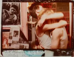 Mark Morrisroe, Untitled, NYC (Jonathan and Stafanelli), 1985, Chromogenic print with applied ink