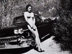 Hollywood Hills by Helmut Newton, 1986, Gelatin silver print, printed no later than 1989, sold Oct 2022