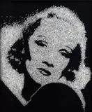 Marlene Dietrich from Pictures of Diamonds by Vik Muniz, 2004, Dye destruction print, offered Oct 2022