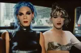 Nan Goldin, Jimmy Paulette and Misty in the taxi, NYC