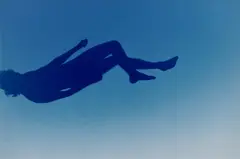Ryan McGinley, Blue Falling, 2007, Chromogenic print
