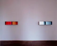 Two by Louise Lawler, 2006-2007, Chromogenic print on museum box, sold Oct 2022