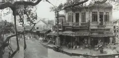 Lois Conner, Hanoi, Vietnam, 1994, Five platinum prints, mounted together as a panorama