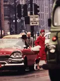 William Klein, Anne St. Marie + Cruiser, New York (Vogue), 1958, Chromogenic print, printed 2015