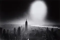 Atom Bomb Sky, New York by William Klein, 1955, Gelatin silver print, printed later, sold Mar 2022