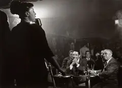 Ella Fitzgerald with Duke Ellington, Benny Goodman and Richard Rogers, NYC by Herman Leonard, 1948, Gelatin silver print, printed later, sold Mar 2022