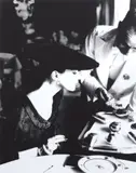 Lillian Bassman, The Little Furs, Barbara Mullen, Russian broadtail jacket by Trigère and hat by Lilly Daché, Essex House, New York