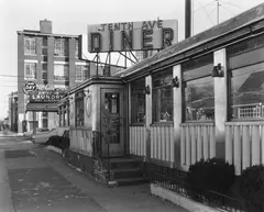 George Tice, Tenth Avenue Diner, Paterson, New Jersey, 1970, Gelatin silver print, printed 2009