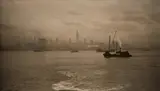 Fred Zinnemann, Manhattan Sunset, November, 1931, Gelatin silver print