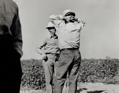 Free Speech by Dorothea Lange, 1938, Gelatin silver print, printed later, offered Oct 2022