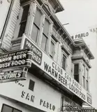 Club San Pablo by Dorothea Lange, 1945, Gelatin silver print, printed later, offered Oct 2022