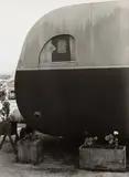 Trailer Near Richmond Shipyards by Dorothea Lange, 1944, Gelatin silver print, printed later, offered Oct 2022