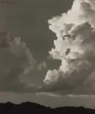 Clouds, Utah, from Three Mormon Towns by Dorothea Lange, 1953, Gelatin silver print, offered Oct 2022