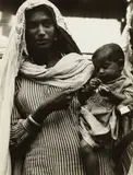 Mother and Child, India by Dorothea Lange, 1958, Gelatin silver print, offered Oct 2022