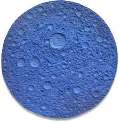 I Wayan Upadana, Blue Moon, 2018, paper mache on plywood