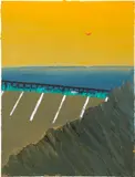 Matthew Wong, Horizon Light, 2019, oil on paper
