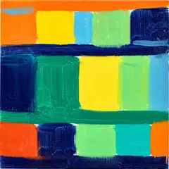 Untitled by Stanley Whitney, 2015, oil on canvas, sold Mar 2021