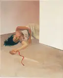 Jenna Gribbon, Julie Sleeping On The Floor (In Sarah Bowen Gallery)