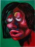Cheyenne Julien, Red Girl, 2017, acrylic on canvas