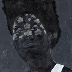 Umnqobi II by Wonder Buhle Mbambo, 2020, acrylic on canvas, sold Mar 2021