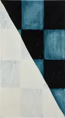 Mary Heilmann, Deco, 1989, oil on canvas