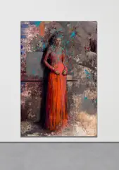 Jonas Burgert, Zartbleib, 2014, oil on canvas