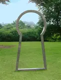 Jim Lambie, Secret Affair (Silver), 2007, stainless steel