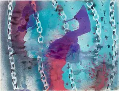 Melvin Edwards, Untitled, 1974, watercolor and ink on paper