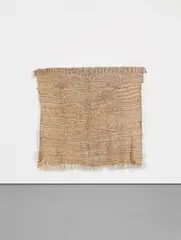 Igshaan Adams, For Those Who Know, 2018, fabric, beads, woven nylon rope, cotton twine, red wine, tea and dye