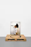 Paulo Nazareth, Vicious Circle, 2011, wooden palette, toy train and photographic print mounted to aluminum