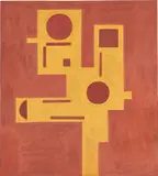 Salvador Corratgé, Untitled, 1961, tempera on green Ingres paper