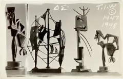 David Smith, Untitled, 1947–1948, vintage photograph printed on postcard