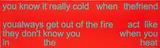Adam Pendleton, It Cold