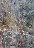 Liam Everett, Untitled (Verfeil), 2014, acrylic, enamel, alcohol and salt on canvas