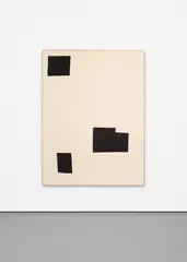 Untitled by Ethan Cook, 2013, canvas on hand-woven cotton canvas, in artist's frame, sold Mar 2021
