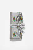 Kathryn Andrews, Gift, 2012, ink and metallized nylon on stainless steel box